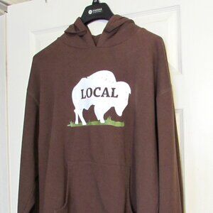 MOUNTAIN KHAKIS LOCAL Jackson Hole Wyoming Hooded Sweatshirt  Size XL